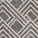 Rugs Gray Area Rug - 39" X 59" X 0.'5" Grey Polypropylene Rug HomeRoots