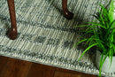 Rugs Gray Area Rug 48" X 69" X 0.'25" Grey Polypropylene Rug 5577 HomeRoots
