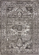 Rugs Gray Area Rug 63" X 91" X 0.'5" Grey Polypropylene Rug 5372 HomeRoots