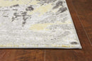 Rugs Gray Area Rug 63" X 91" X 0.'5" Grey Polypropylene Rug 5394 HomeRoots