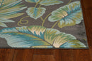 Rugs Gray Area Rug 94" X 130" X 0.'5" Grey Polypropylene Rug 5513 HomeRoots