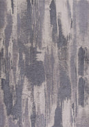 Rugs Gray Rug - 20" x 31" Polyester Grey Area Rug HomeRoots