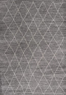 Rugs Gray Rug 7'10"X 10'10" Polypropylene Grey Area Rug 9937 HomeRoots