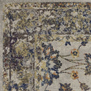 Rugs Gray Rug - 7'10"X 10'10" Polypropylene Grey Area Rug HomeRoots