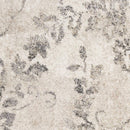 Rugs Gray Rug - 7'10" x 9'10" Polypropylene Grey Area Rug HomeRoots