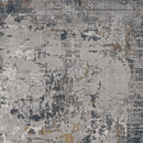 Rugs Gray Rug - 79" X 114" X 0.'25" Grey Polypropylene & Polyester Rug HomeRoots