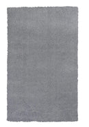 Rugs Gray Rug - 8' x 11' Polyester Grey Area Rug HomeRoots