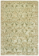 Rugs Green Area Rugs - 23" x 39" x 0.13" Green Viscose Accent Rug HomeRoots