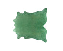 Rugs Green Rug - 72" x 84" Light Green, Cowhide - Rug HomeRoots