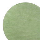 Rugs Green Rug - 8' Round Polyester Spearmint Green Area Rug HomeRoots