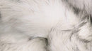Rugs Grey Area Rug - 4" x 6" x 1.5" Gradient Gray Faux Sheepskin - Area Rug HomeRoots
