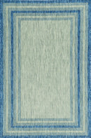 Rugs Grey Living Room Rug 2'7' x 3'11' UV-treated Polypropylene Grey/Denim Area Rug 3154 HomeRoots