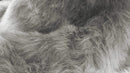 Rugs Grey Rug - 3" x 5" Gray Rectangular Faux Fur - Area Rug HomeRoots