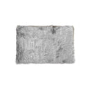 Rugs Grey Rug - 4" x 6" x 1.5" Gray Faux Sheepskin - Area Rug HomeRoots