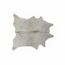 Rugs Grey Rug - 72" x 84" Gray, Cowhide - Rug HomeRoots