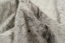 Rugs Grey Rug - 72" x 84" Gray, Cowhide - Rug HomeRoots