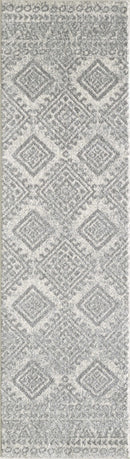 Rugs Grey Rug - 81" X 144" X 0.'5" Ivory/Grey Polypropylene Rug HomeRoots