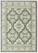 Rugs Hallway Rug - 63" x 90" x 0.31" Grey Polypropylene Area Rug HomeRoots