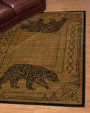 Rugs Hallway Runner Rug - 22" x 86" x 0.4" Gold Polypropylene Runner Rug HomeRoots