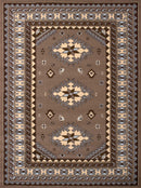 Rugs Hallway Runner Rug 27" x 86" x 0.31" Ash Beige Polypropylene Runner Rug 8739 HomeRoots