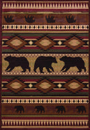 Rugs Home Decorators Collection Rugs 22" x 32" x 0.47" Toffee Polypropylene Accent Rug 9076 HomeRoots