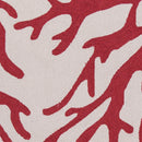 Rugs Ivory Area Rug - 5' x 7'6" Polyester Ivory/Rust Area Rug HomeRoots