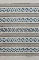 Rugs Ivory Rug - 6'6" x 9'6" UV-treated Polypropylene Ivory/Spa Area Rug HomeRoots