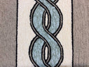 Rugs Ivory Rug - 6'6" x 9'6" UV-treated Polypropylene Ivory/Spa Area Rug HomeRoots