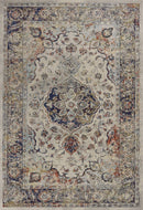 Rugs Ivory Rug - 7'10"X 10'10" Polypropylene Ivory Area Rug HomeRoots