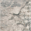 Rugs Ivory Rug - 7'10" x 11'2" Polypropylene Ivory/Mist Area Rug HomeRoots