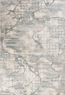 Rugs Ivory Rug - 7'10" x 11'2" Polypropylene Ivory/Mist Area Rug HomeRoots