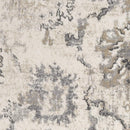 Rugs Ivory Rug - 7'10" x 9'10" Polypropylene Ivory Area Rug HomeRoots