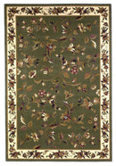 Rugs Ivory Rug - 9'10" X 13'2" Polypropylene Sage/Ivory Area Rug HomeRoots