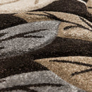Rugs Kitchen Rugs - 31" x 50" x 0.5" Brown Polypropylene Mat Rug HomeRoots