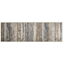 Rugs Kitchen Runner Rugs - 2'2"X 6'11" Runner Viscose Ivory/Blue Area Rug HomeRoots