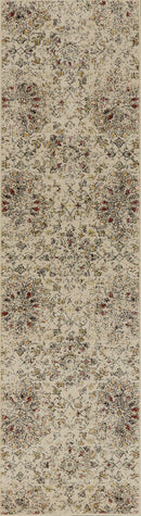 Rugs Kitchen Runner Rugs 2'2" x 7'10" Runner Polypropylene Sand Area Rug 3774 HomeRoots