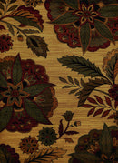 Rugs Large Area Rugs 94" x 126" x 0.4" Multi Polypropylene Oversize Rug 6616 HomeRoots