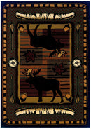Rugs Large Living Room Rugs 94" x 126" x 0.47" Terracotta Polypropylene Oversize Rug 9070 HomeRoots