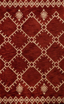 Rugs Large Rugs - 94" x 126" x 0.79" Cherrystone Polyester Oversize Rug HomeRoots