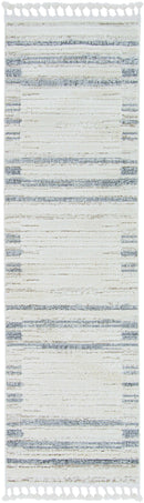 Rugs Living Room Area Rugs 105" X 156" X 0.'25" Ivory Grey Polyester Rug 5693 HomeRoots