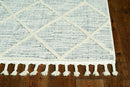 Rugs Living Room Area Rugs - 144" X 180" X 0.'25" Ivory Grey Polyester Rug HomeRoots