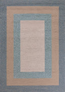 Rugs Living Room Area Rugs 21" X 34" X 0.'5" Spa Polypropylene Rug 4952 HomeRoots