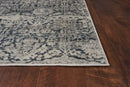 Rugs Living Room Area Rugs - 26" X 90" X 0.'25" Teal Polyester / Viscose Rug HomeRoots