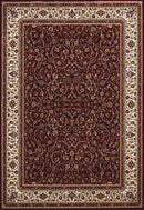 Rugs Long Runner Rugs 27" x 86" x 0.39" Ruby Polyester Runner Rug 6725 HomeRoots