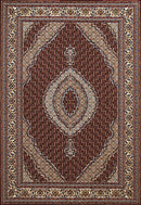 Rugs Long Runner Rugs 27" x 86" x 0.39" Ruby Polyester Runner Rug 6733 HomeRoots