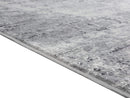 Rugs Long Runner Rugs - 31" x 86" x 0.39" Grey Viscose/Polyester Runner Rug HomeRoots