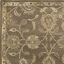 Rugs Modern Area Rugs 60" X 96" X 0.'5" Coffee Wool Rug 5543 HomeRoots