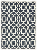 Rugs Modern Area Rugs - 63" x 86" x 1.2" Grey Microfiber Area Rug HomeRoots