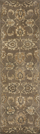 Rugs Modern Area Rugs - 66" X 66" X 0.'5" Coffee Wool Rug HomeRoots