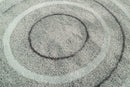 Rugs Modern Area Rugs - 94" x 126" x 0.79" Grey Polyester/Olefin Oversize Rug HomeRoots